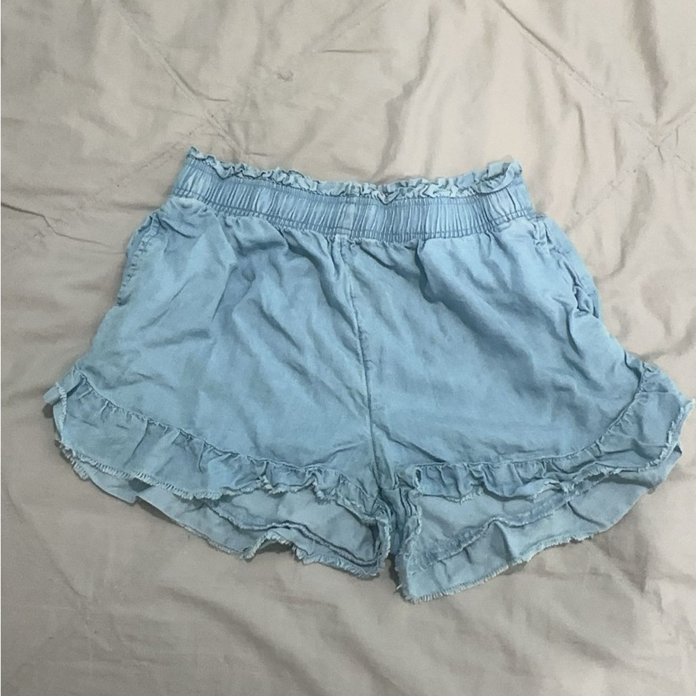 Aerie Offline, Size Small, Blue Flowy Shorts